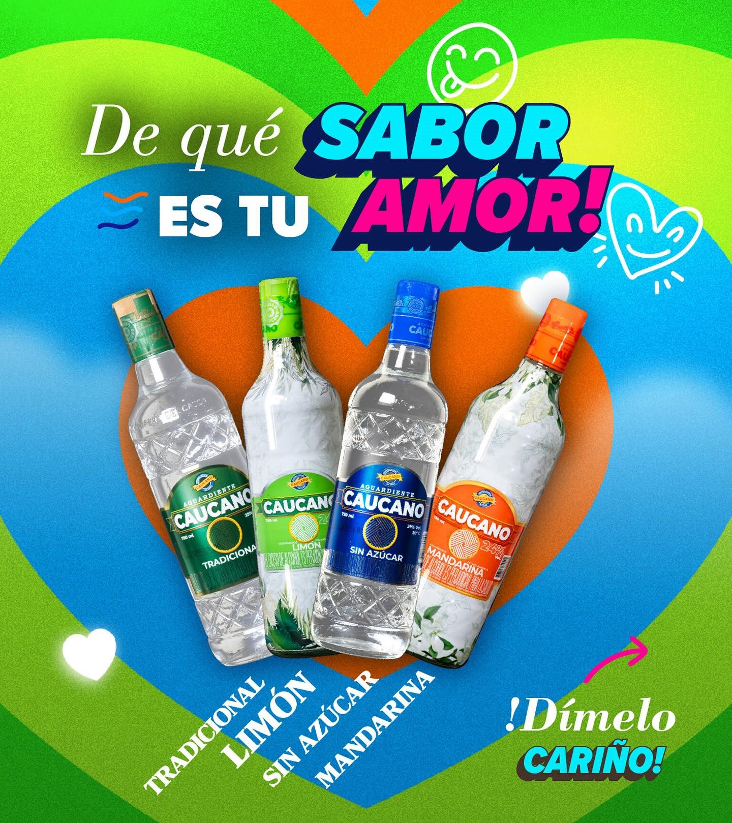                                          ¿De qué sabor es tu amor? 💚🧡💙🤎
                                        