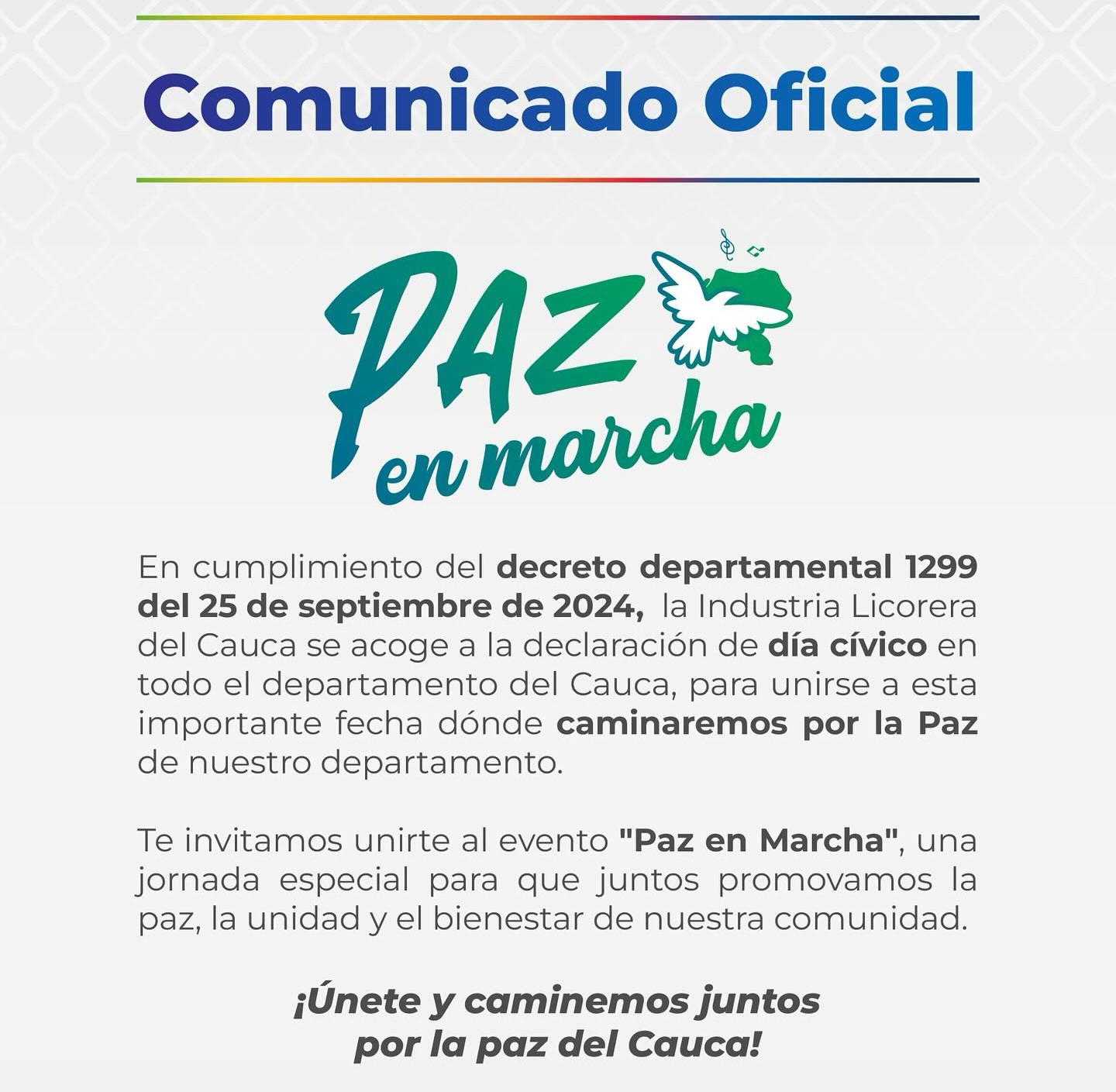                                              Paz en marcha 🕊️
                                            