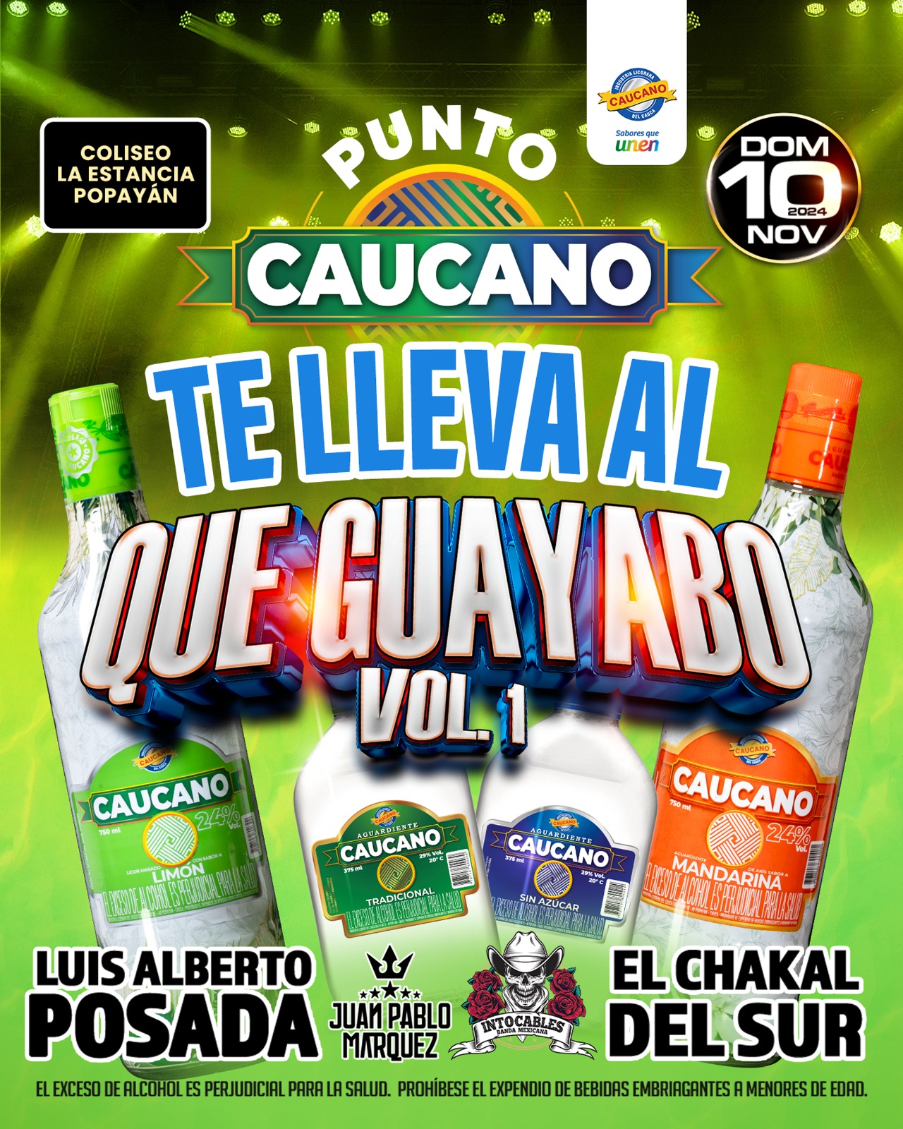                                          Popayán vibró con Aguardiente Caucano y el "Que Guayabo". 🥳
                                        