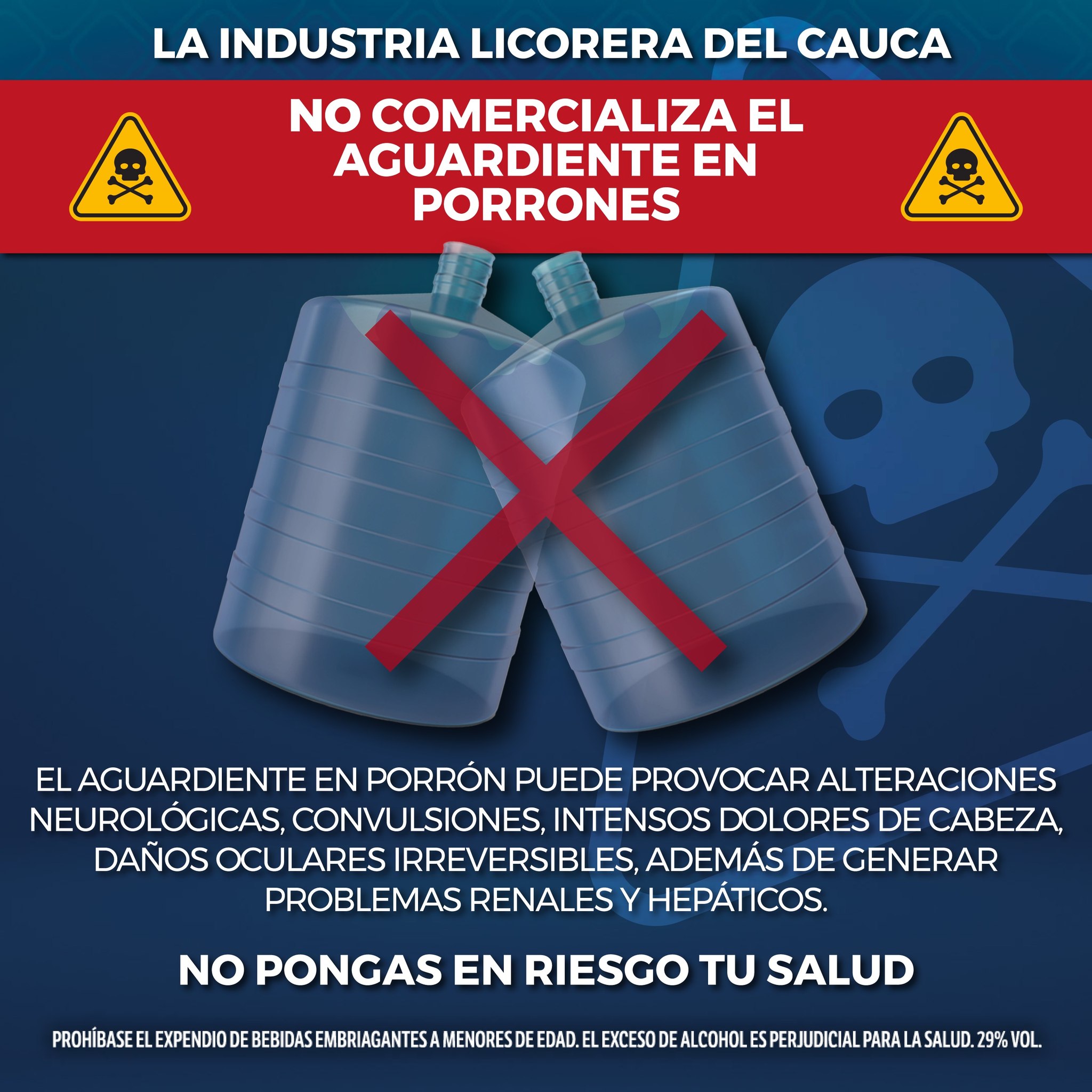                                              ¡No vendemos porrones de Aguardiente! ❌
                                            