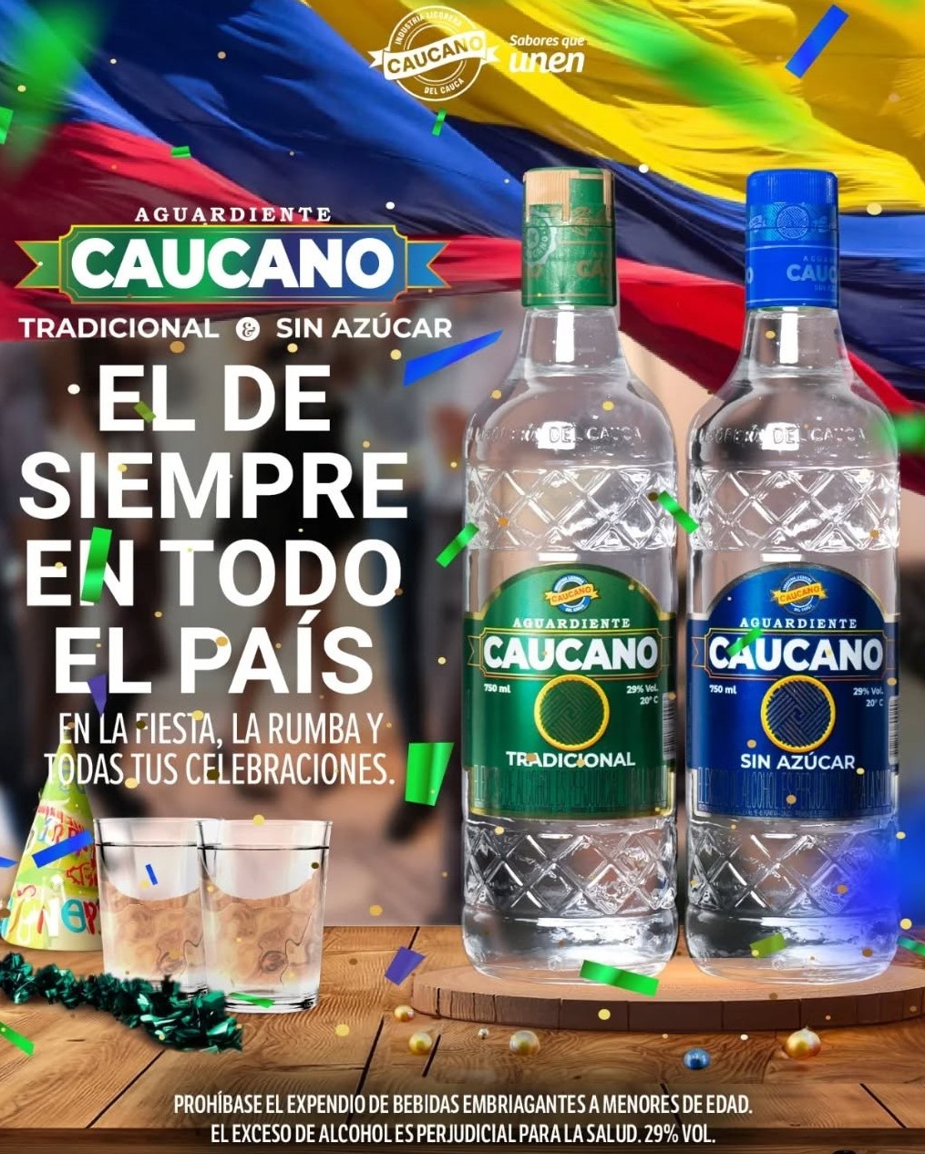                                              🚀 ¡Aguardiente Caucano, el de siempre, ahora en toda Colombia! 🥃✨
                                            