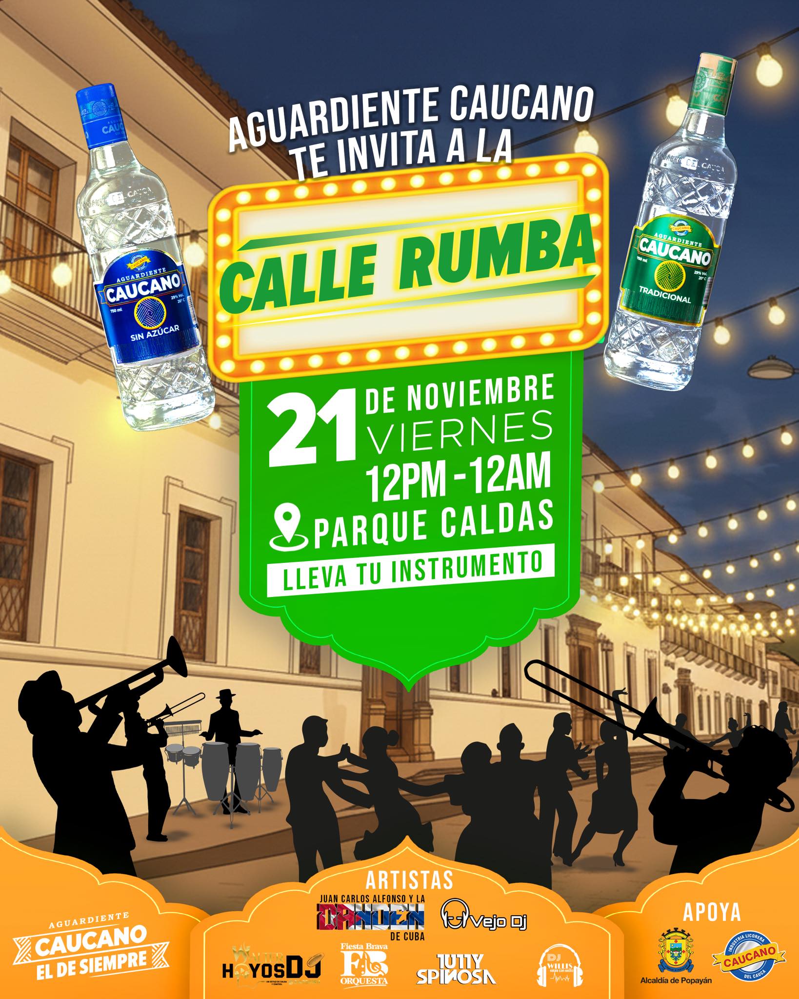                                              Aguardiente CAUCANO trae la rumba que Popayán estaba esperando
                                                