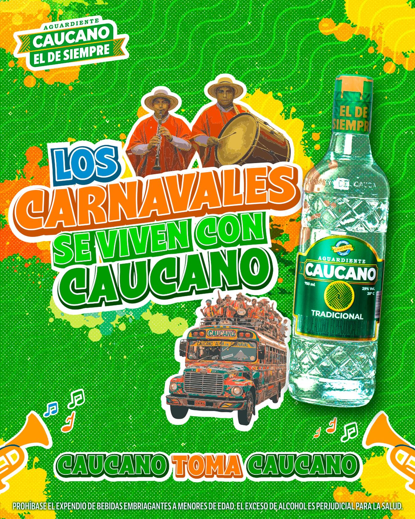   Los carnavales se viven con caucano, el de siempre. 🥳
                                        