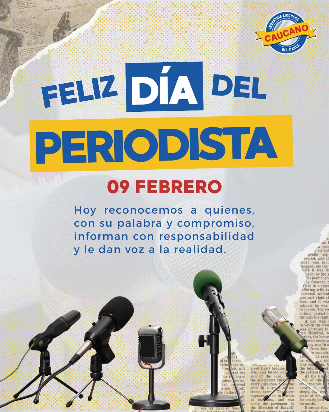 Hoy reconocemos a quienes, con su palabra y su compromiso, informan con responsabilidad y le dan voz a la realidad
