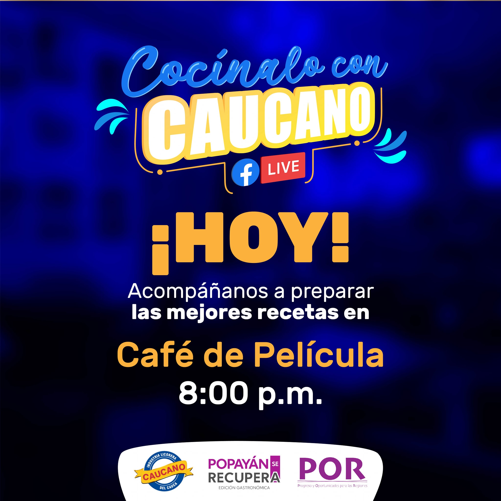                                          #EnVivo 🔴🍽 #CocínaloConCaucano Café de Película
                                        