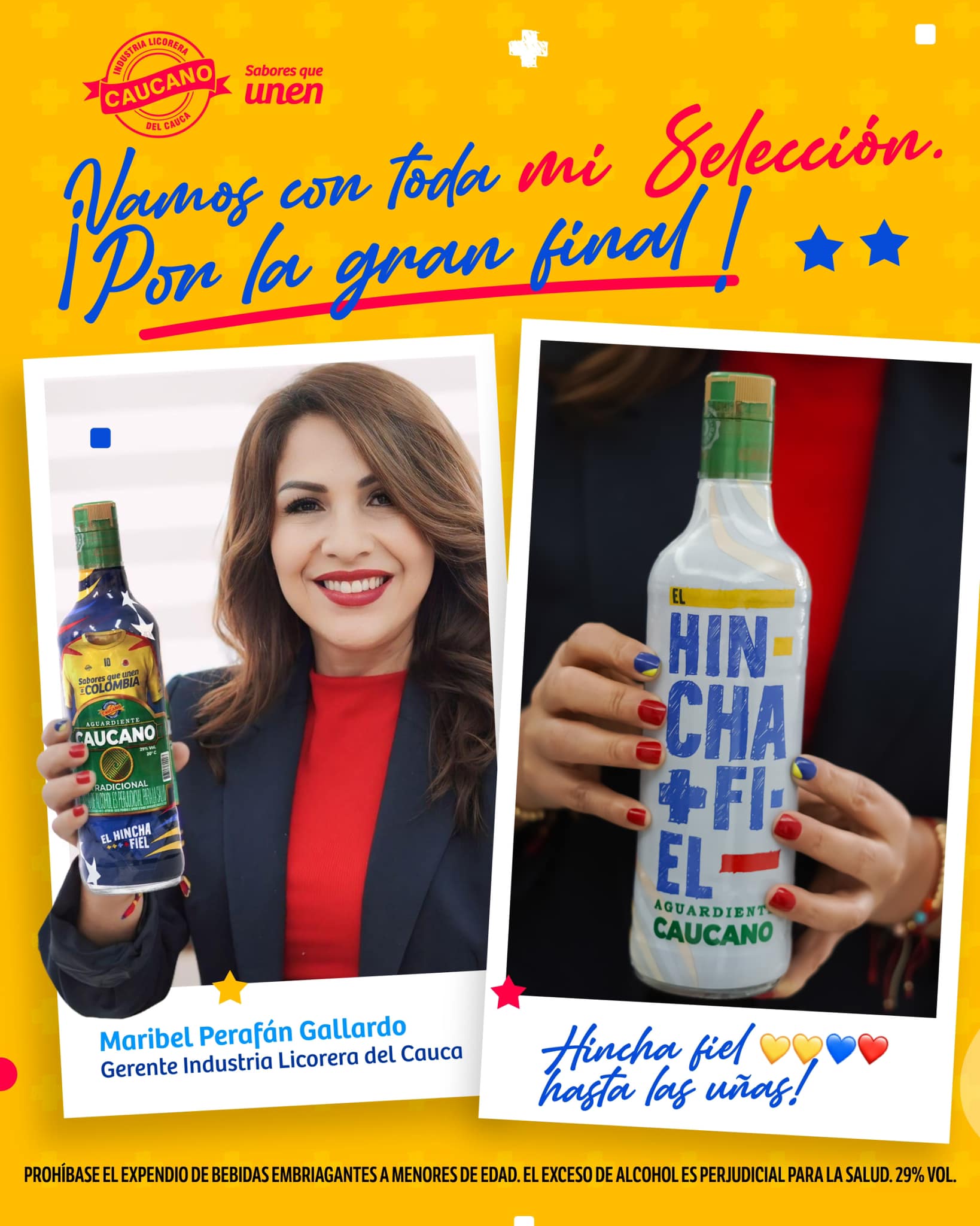                                          Vamos con toda mi selección ¡Por la gran final!
                                        