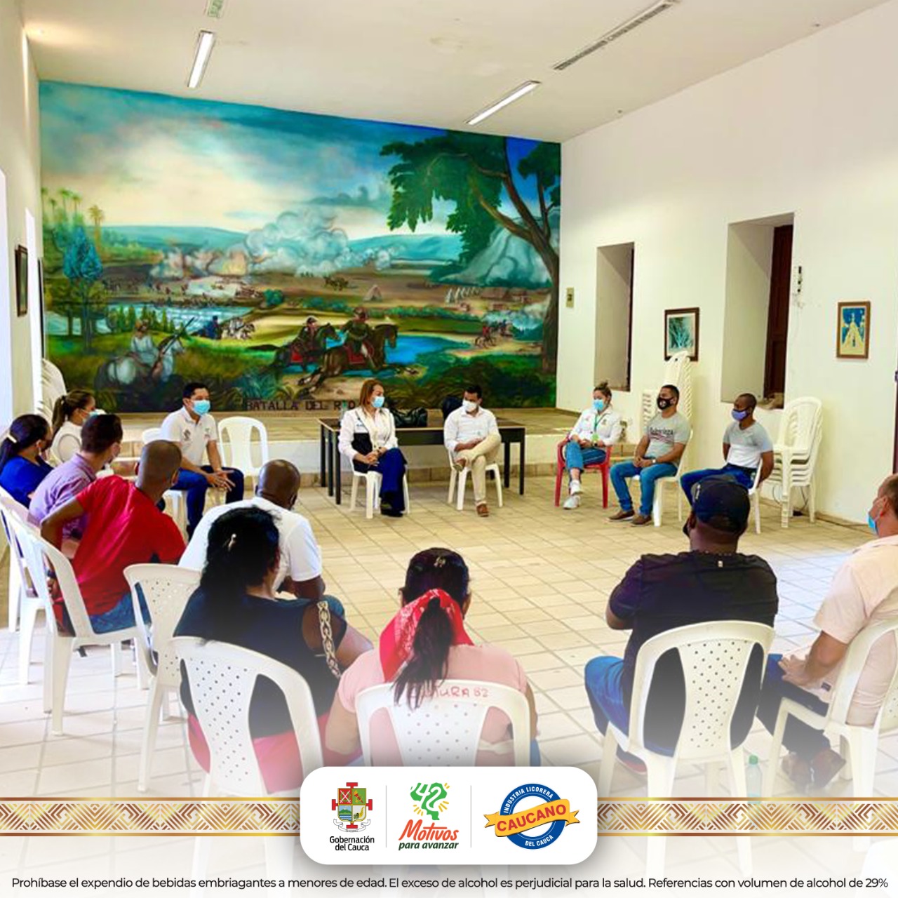 Importante acompañamiento de la industria licorera del cauca al sector de bares, tenderos y estancos, en el marco de la reactivación económica.