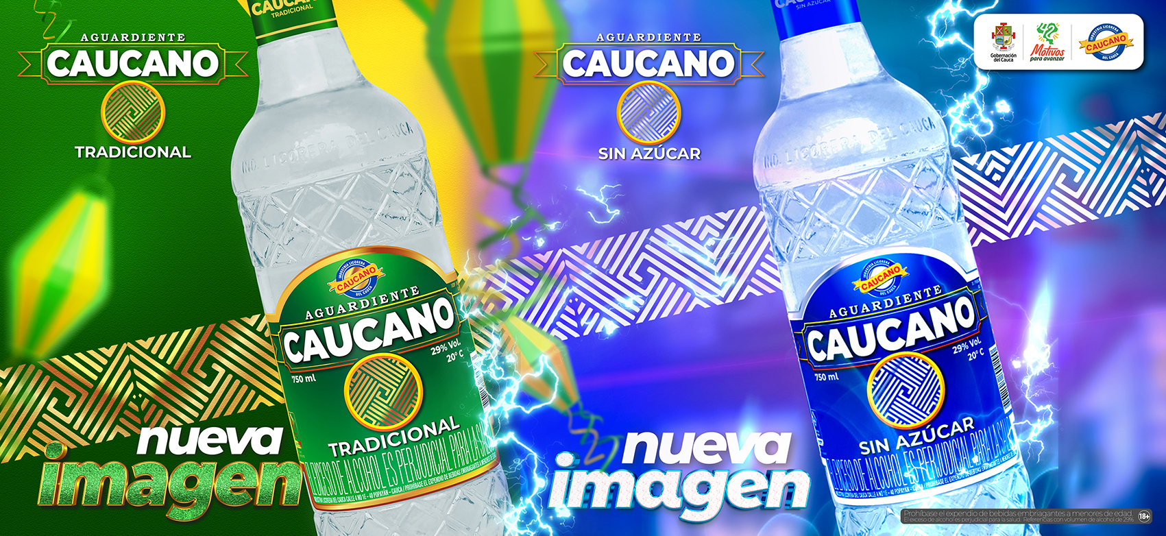 Aguardiente Caucano renueva su imagen