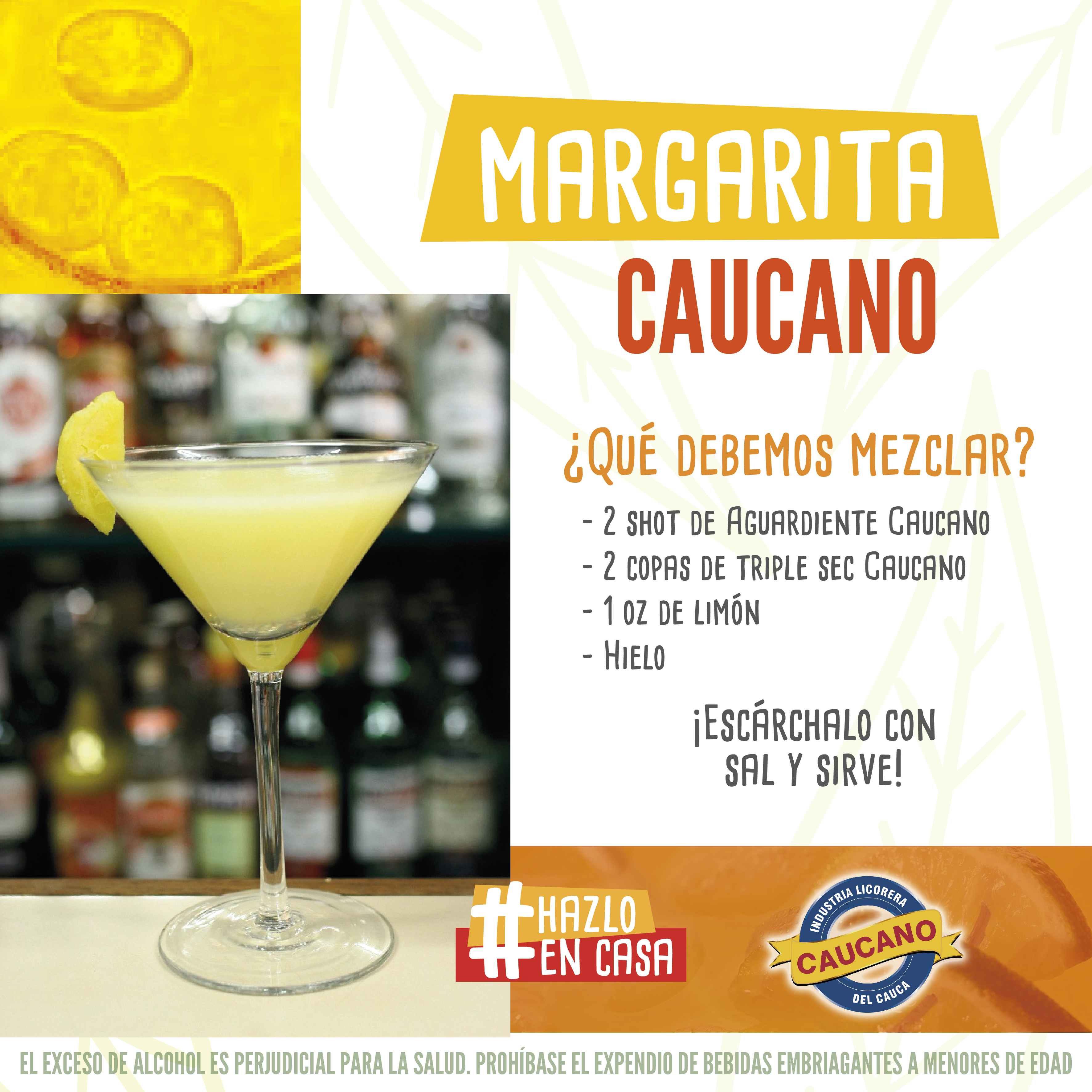 Margarita con Aguardiente Caucano