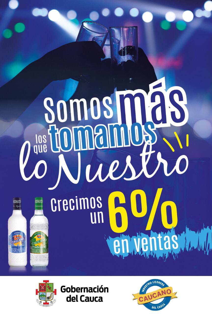                                              Aguardiente Caucano se destaca con crecimiento en ventas
                                            