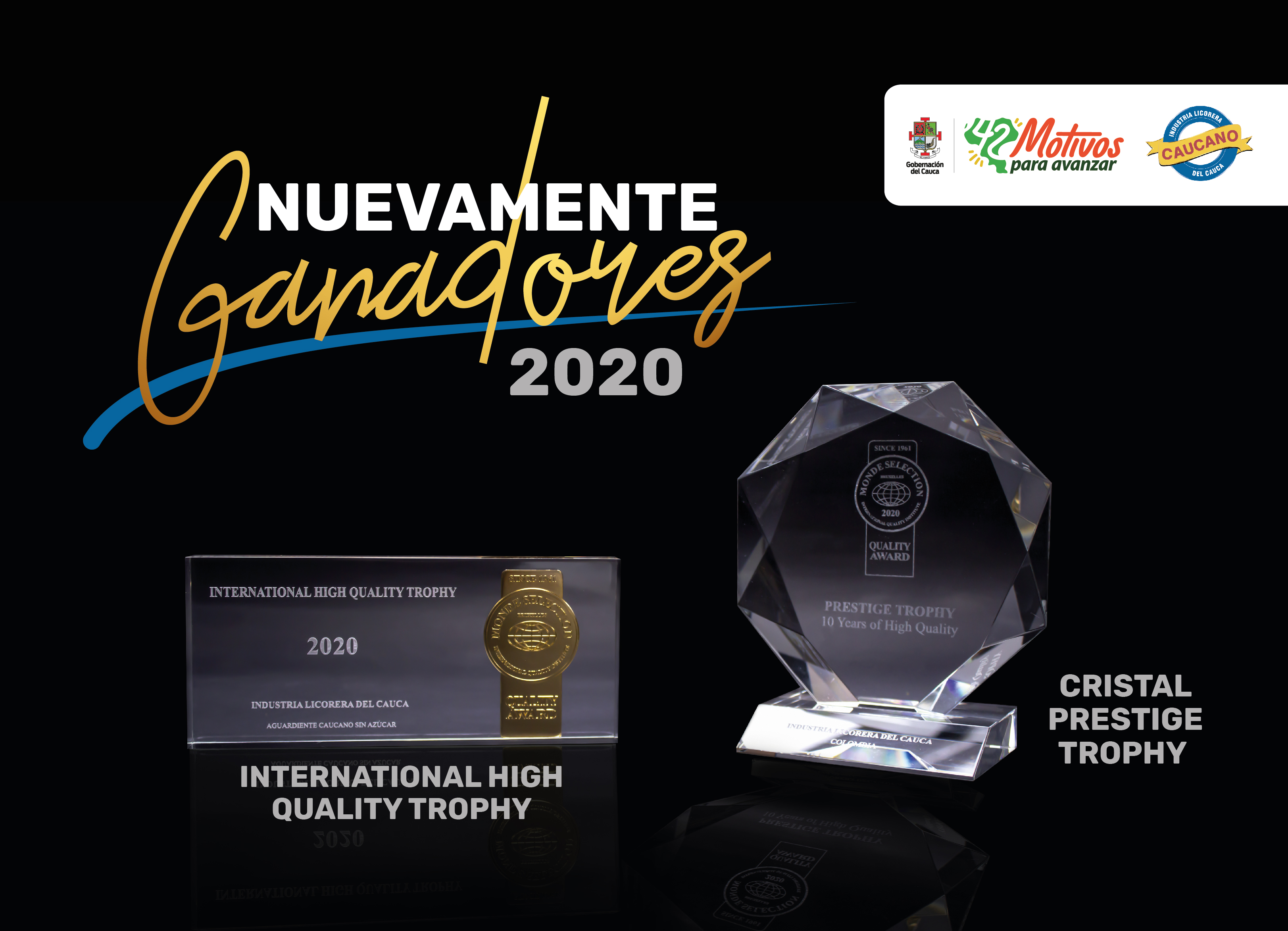                                              Licorera del Cauca ganó dos nuevos trofeos del Monde Selection de Bélgica
                                            