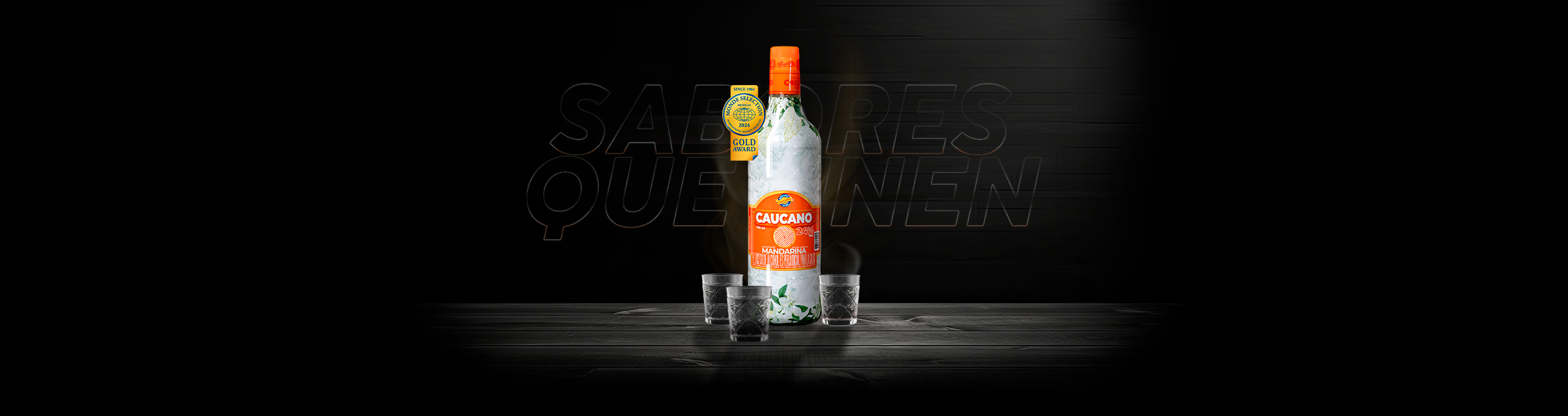 Aguardiente Caucano Mandarina;