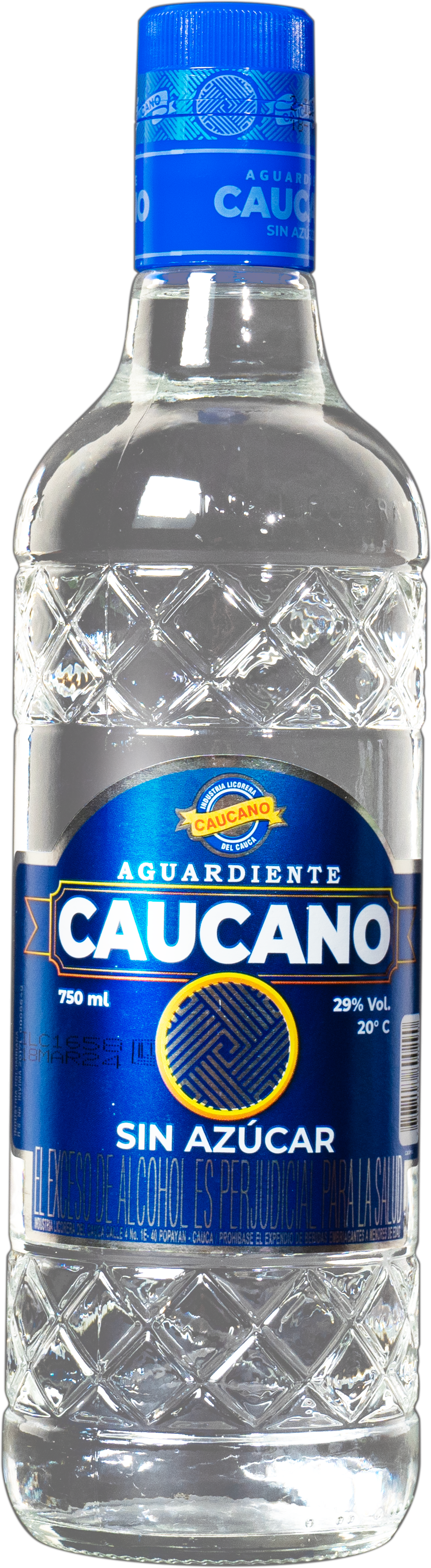  Aguardiente Caucano Sin Azúcar